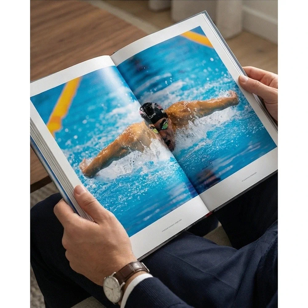 Sports Illustrated Michael Phelps An Epic Olympic Journey Coffee Table Book‎